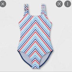 Art Class patriotic stripe one piece